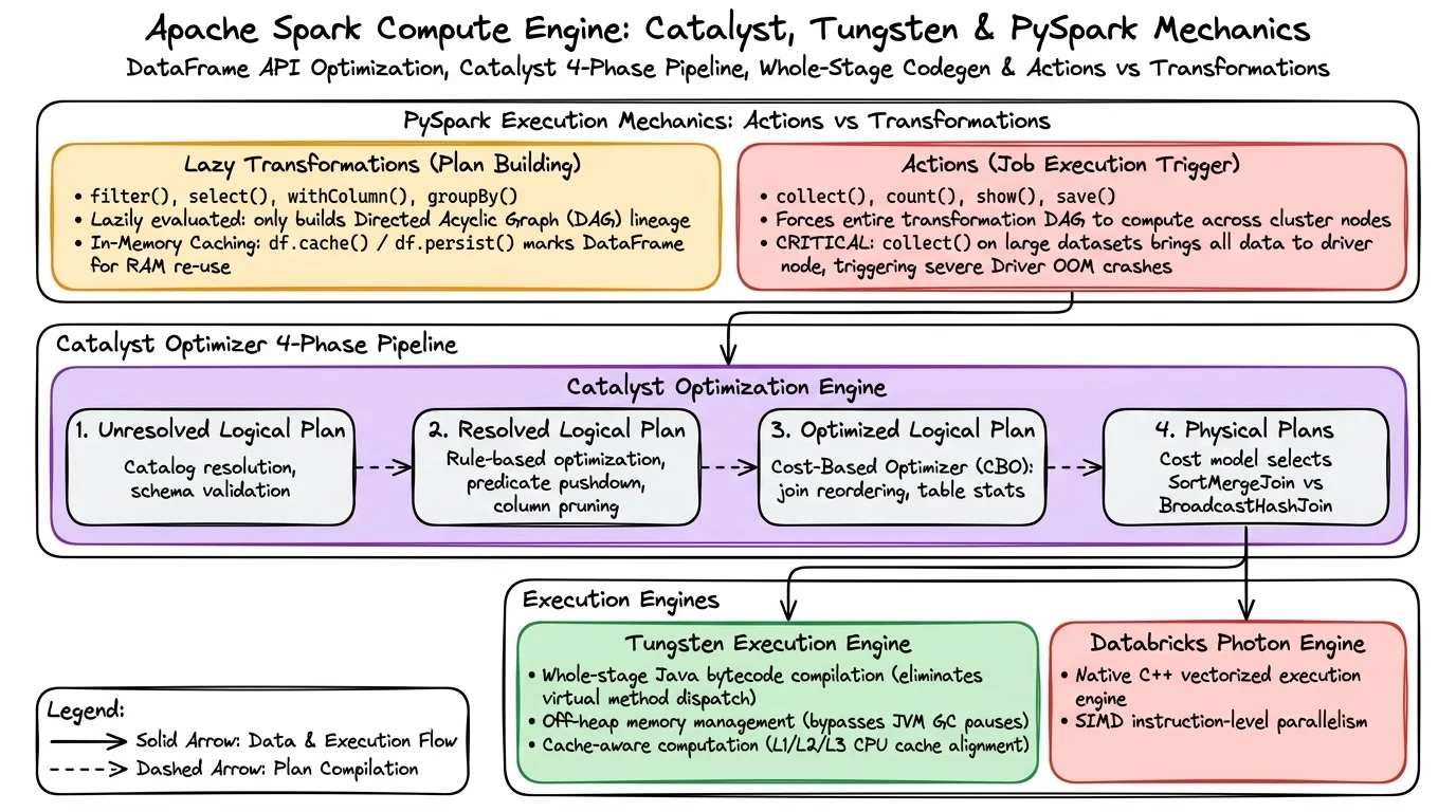 Databricks Compute: Catalyst Optimizer, AQE & Photon